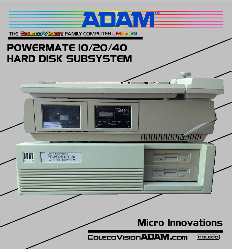 Rare Coleco ADAM Powermate 20